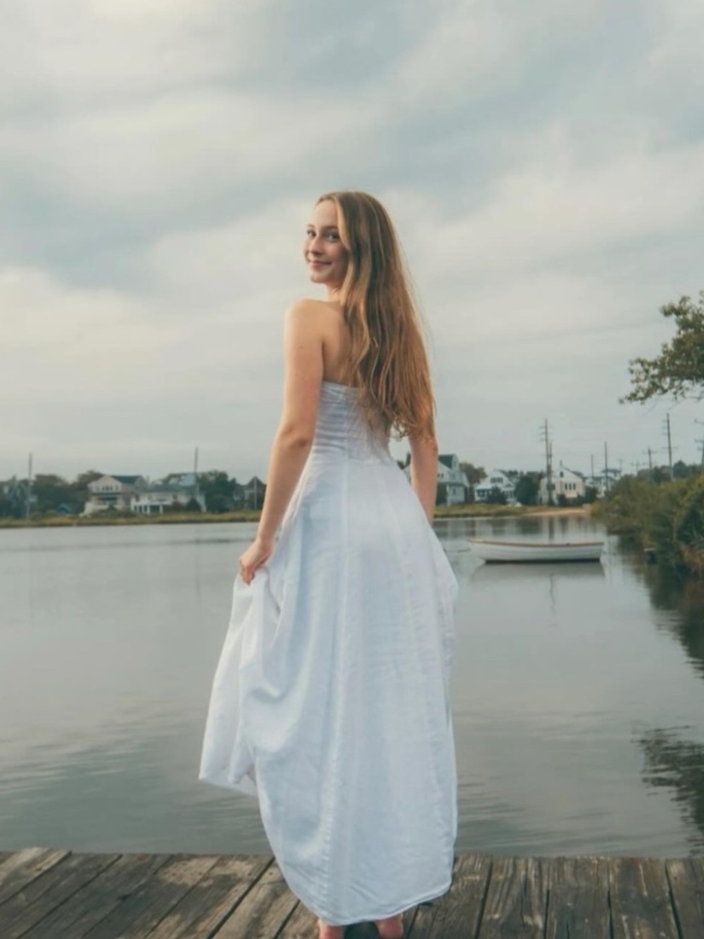 NEW Favorite Daughter The Favorite Linen Dress White - Picture 8 of 15